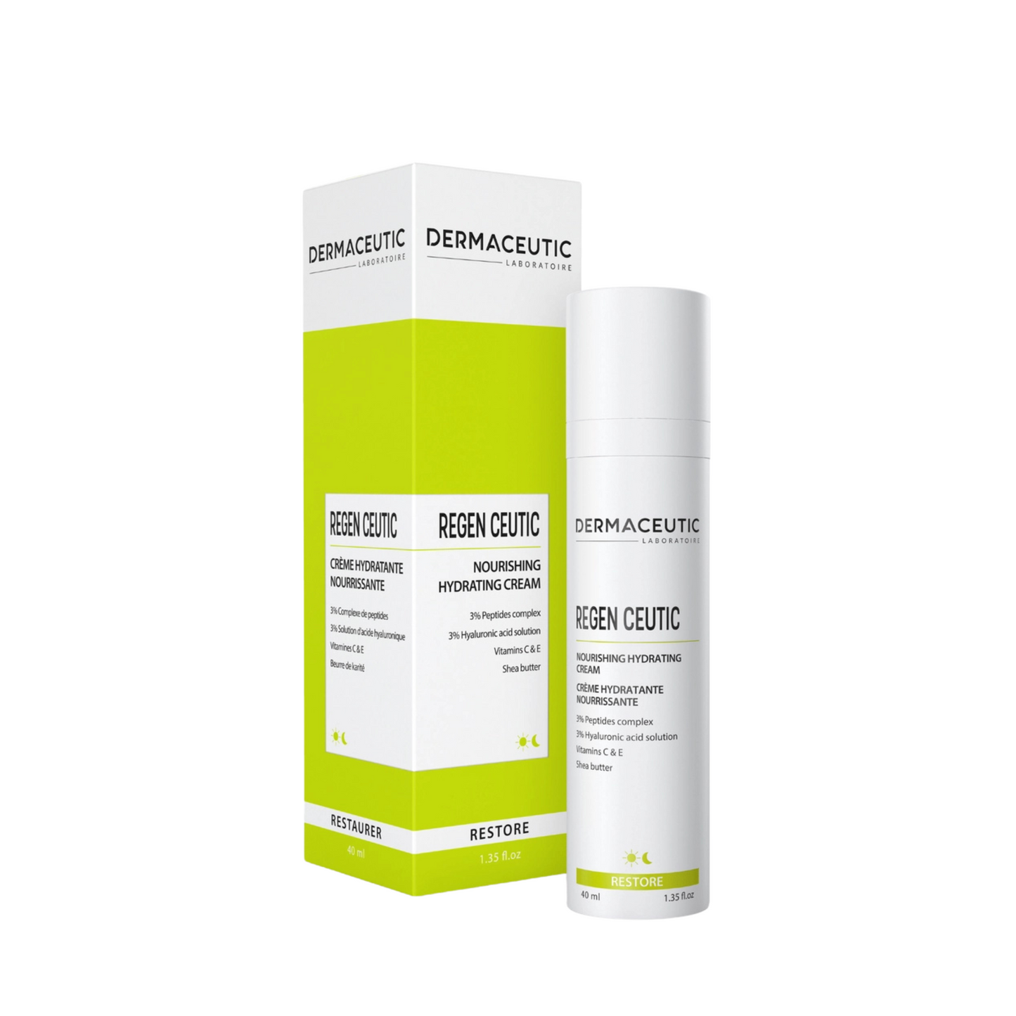 Dermaceutic Regen Ceutic Nourishing Hydrating Cream With Hyaluronic Acid 40ml