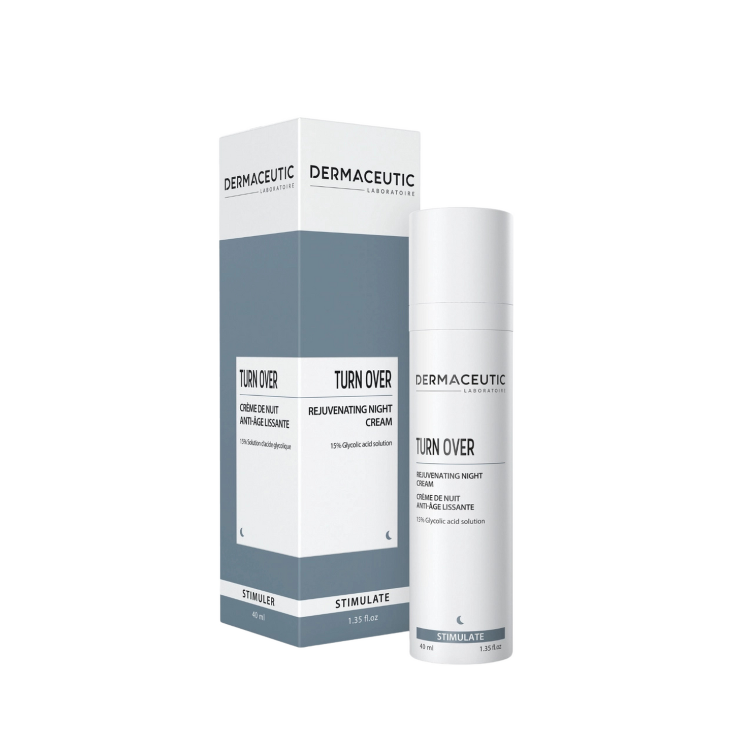Dermaceutic Turn Over Rejuvenating Night Face Cream With Glycolic Acid 40ml