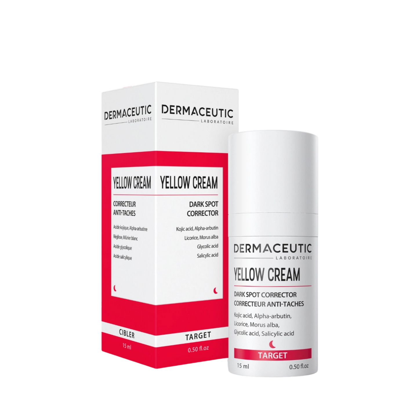 Dermaceutic Yellow Cream Dark Spot Corrector Night Cream 15ml